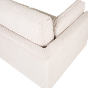Boom – Canapé 3 places – Doré, Beige – 90 x 84 x 203 cm