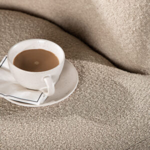 Lincoln – Fauteuil lounge – Beige, Marron – 77 x 85 x 76 cm