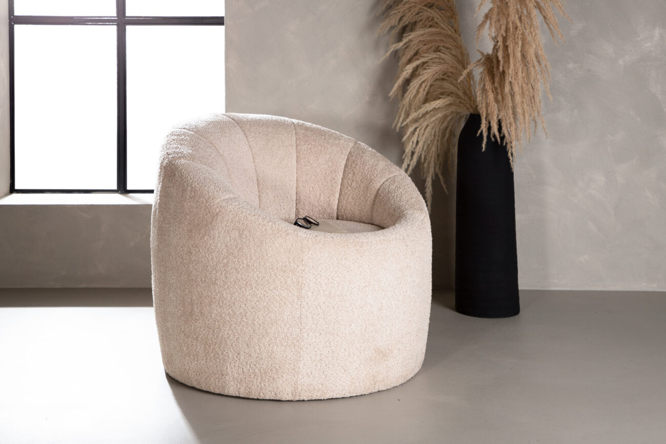 Warren – Armchair – Beige – 82 x 72 x 81 cm