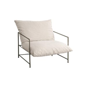 Sedalia – Armchair – Beige, Bronze – 68,5 x 70 x 86 cm