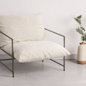 Sedalia – Armchair – Beige, Bronze – 68,5 x 70 x 86 cm