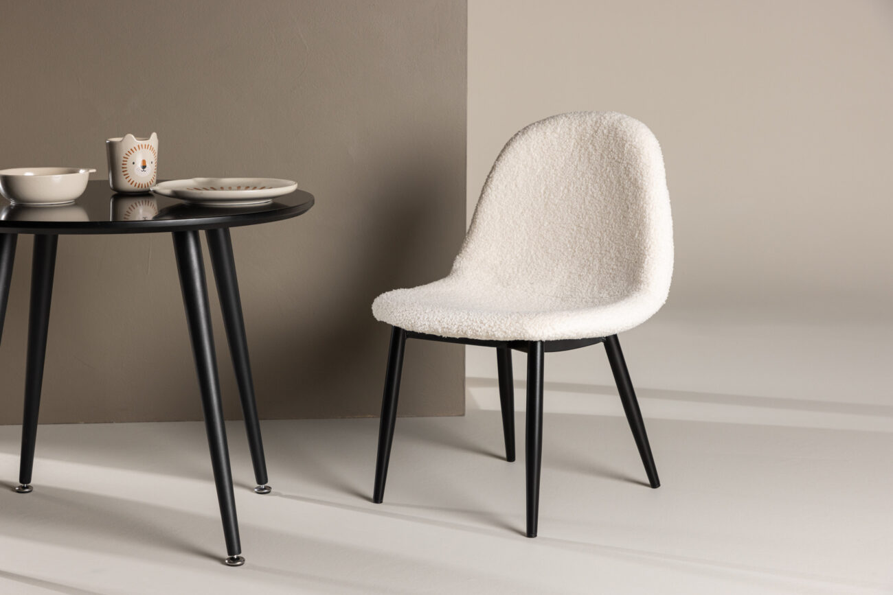 Polar – Kids Chair – Blanc, Noir – 42 x 62 x 43 cm