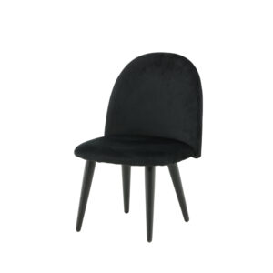 Velvet – Kids Chair – Noir – 42 x 61 x 40 cm