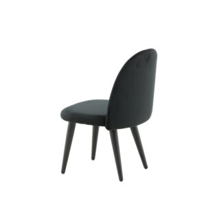 Velvet – Kids Chair – Noir – 42 x 61 x 40 cm