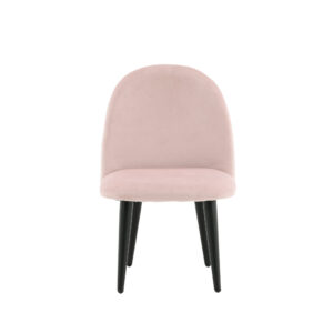 Velvet – Kids Chair – Noir, Rose – 42 x 61 x 40 cm