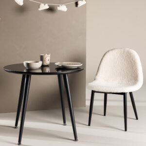 Plaza – Kids Table – Noir – ⌀60 cm