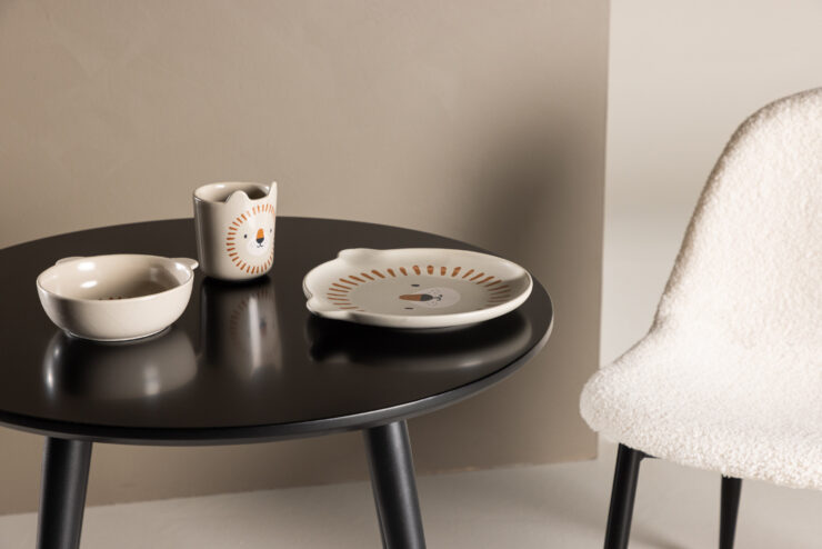 Plaza – Kids Table – Noir – ⌀60 cm