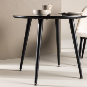 Plaza – Kids Table – Noir – ⌀60 cm