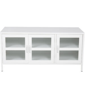 Acero – Meuble TV – Blanc – 48 x 58 x 120 cm