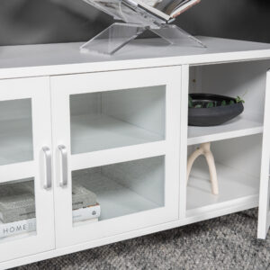 Acero – Meuble TV – Blanc – 48 x 58 x 120 cm