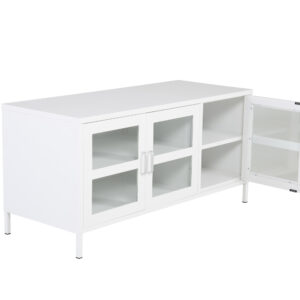 Acero – Meuble TV – Blanc – 48 x 58 x 120 cm