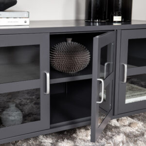 Acero – Meuble TV – Gris clair – 48 x 58 x 120 cm