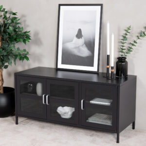 Acero – Meuble TV – Noir – 48 x 58 x 120 cm