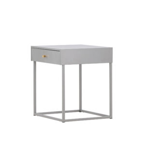 Bakal – Table d&rsquo;appoint – Gris clair – 43 x 41 cm