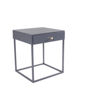 Bakal – Table de chevet – Gris – 43 x 41 cm