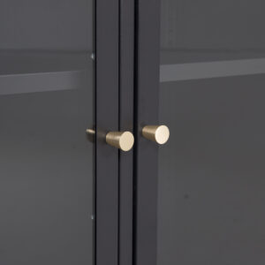 Bakal – Meuble de rangement – Noir – 40 x 85 x 85 cm