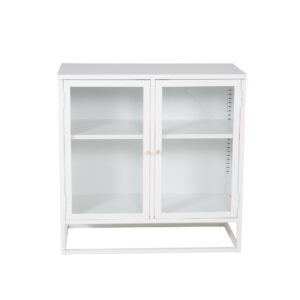 Bakal – Meuble de rangement – Blanc – 40 x 85 x 85 cm