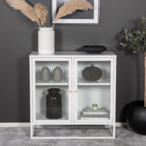 Bakal – Meuble de rangement – Blanc – 40 x 85 x 85 cm