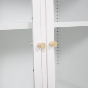 Bakal – Meuble de rangement – Blanc – 40 x 85 x 85 cm