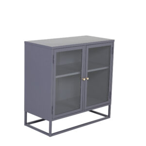 Bakal – Meuble de rangement – Gris – 40 x 85 x 85 cm