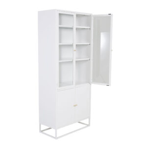 Bakal – Meuble de rangement – Blanc – 41 x 190 x 80 cm