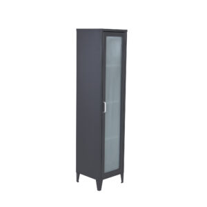 Acero – Meuble de rangement – Noir – 35 x 150 x 35 cm