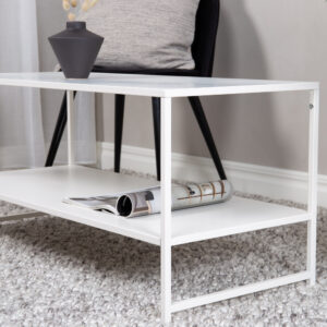 Staal – Table basse – Blanc – 102 x 43 cm