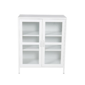 Acero – Meuble de rangement – Blanc – 43 x 97 x 80 cm
