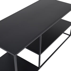 Staal – Table basse – Noir – 120 x 50 cm