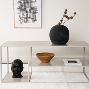 Staal – Table basse – Beige – 120 x 50 cm