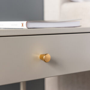 Bakal – Table de chevet – Beige – 43 x 41 cm
