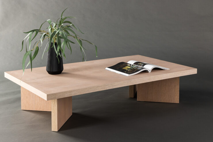 Bassholmen – Table basse – Blanchi – 140 x 80 cm
