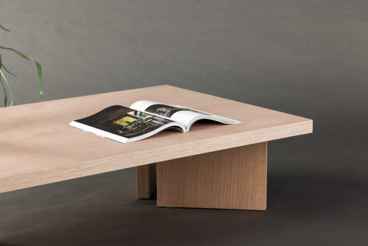 Bassholmen – Table basse – Blanchi – 140 x 80 cm