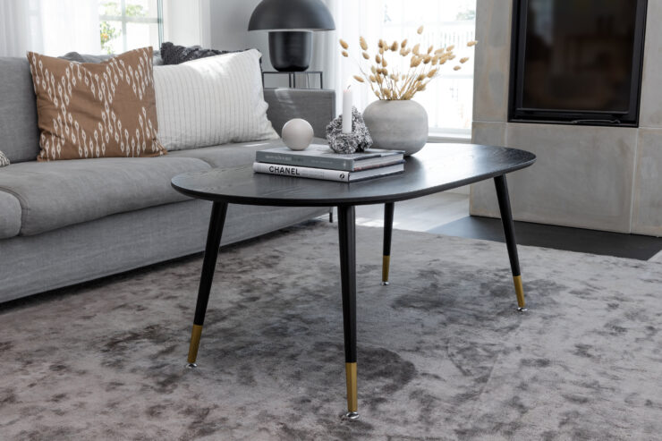 Dipp – Table basse – Noir – 120 x 60 cm