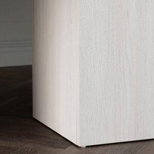 Olga – Table à manger rectangulaire – Blanc – 200 x 90 cm