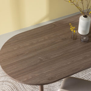 Andy – Table à manger ovale – Naturel – 180 x 90 cm