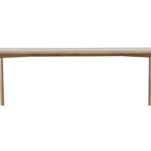 Damon – Table à manger rectangulaire – Blanchi – 200 x 90 cm
