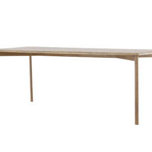 Damon – Table à manger rectangulaire – Blanchi – 200 x 90 cm