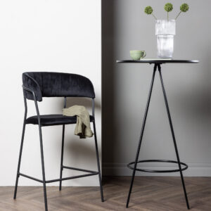 Bistro – Table de bar – Noir – ⌀60 cm