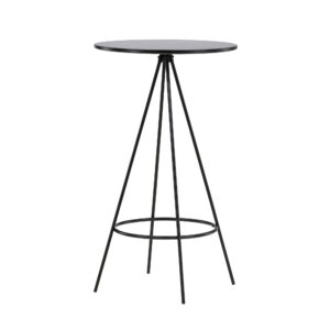 Bistro – Table de bar – Noir – ⌀60 cm