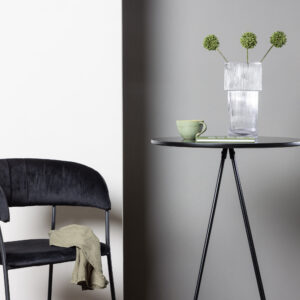 Bistro – Table de bar – Noir – ⌀60 cm