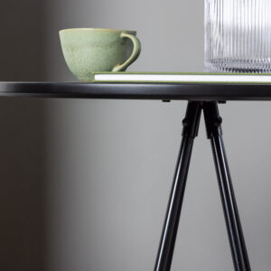 Bistro – Table de bar – Noir – ⌀60 cm