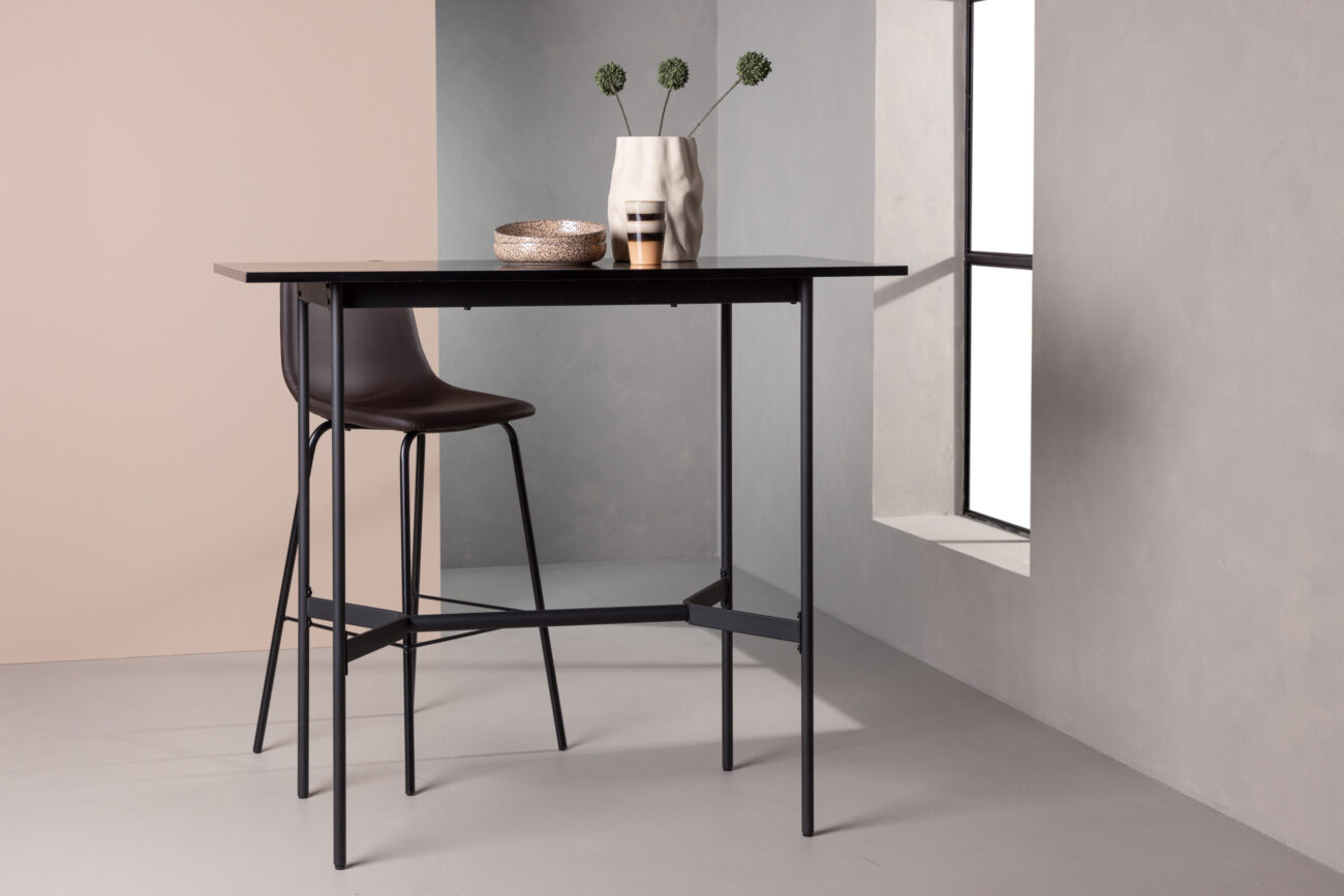 Rax – Table de bar – Noir – 120 x 60 cm