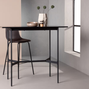 Rax – Table de bar – Noir – 120 x 60 cm