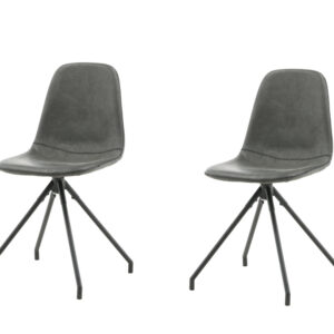 Polar – Chaise de salle à manger – Noir – 54 x 88 x 44 cm