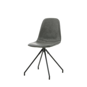 Polar – Chaise de salle à manger – Noir – 54 x 88 x 44 cm