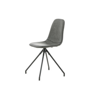Polar – Chaise de salle à manger – Noir – 54 x 88 x 44 cm