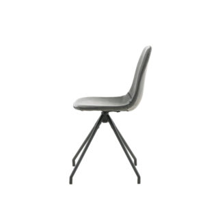 Polar – Chaise de salle à manger – Noir – 54 x 88 x 44 cm
