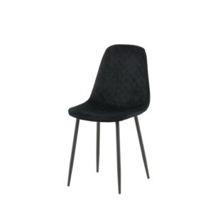 Polar – Chaise de salle à manger – Noir – 53 x 88 x 46 cm