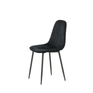 Polar – Chaise de salle à manger – Noir – 53 x 88 x 46 cm
